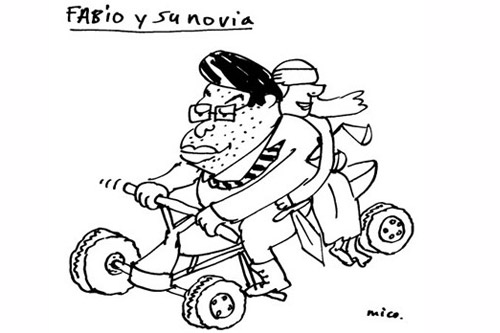 Fabio y su novia